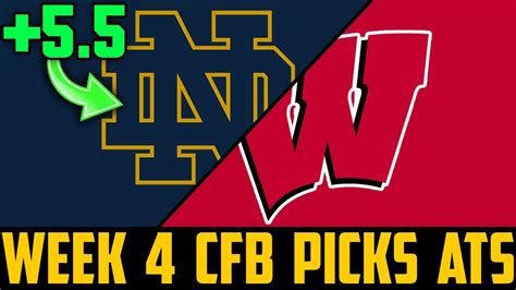 College Football Week 4 Picks Against The Spread 2021 Cfb Picks Ats