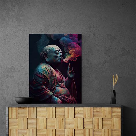 Canvas Art Buddha Wall Art Buddha Wall Print Gift for Yoga Fan - Etsy