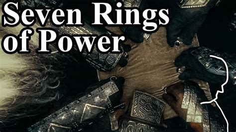 The Seven Rings Of Power Of The Dwarves In Depth Lore Lord Of The