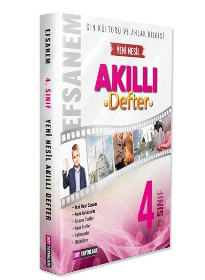 S N F Din K Lt R Ve Ahlak Bilgisi Efsane Ak Ll Defter