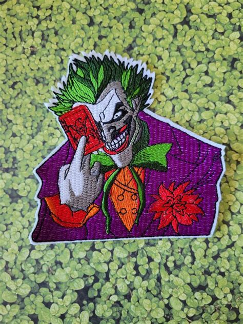 Joker Iron-on Patch - Etsy