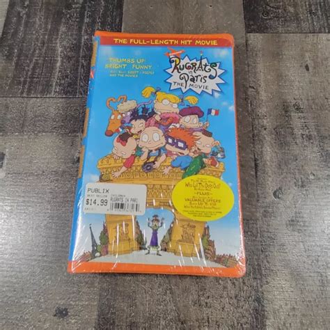 NEW VHS Rugrats In Paris The Movie Nickelodeon 2000 Clamshell