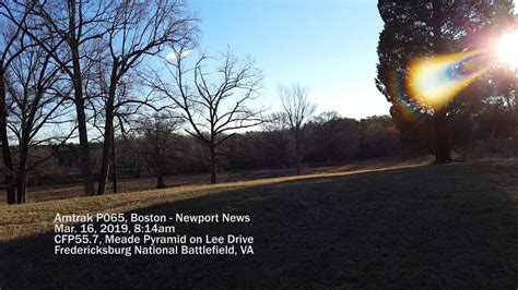 Amtrak P At Fredericksburg Battlefield Meade Pyramid Cfp Youtube