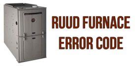 Amana Furnace Error Codes