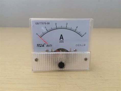 85c1 5a 10a 20a 30a 50a 75a 100a 200adc Analog Amp Panel Meter Current Ammetervoltage Meters