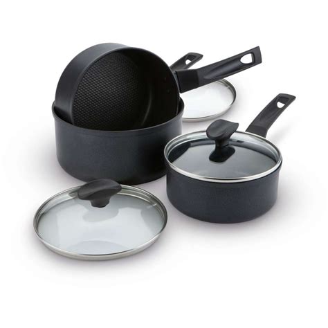 Raco 9x Tougher Non Stick Saucepan Set 3 Piece Woolworths