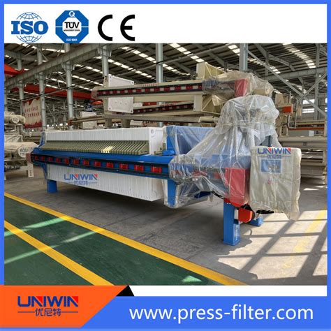 Hydraulic Compress Recessed Plate Chamber Filter Press For Wastewater