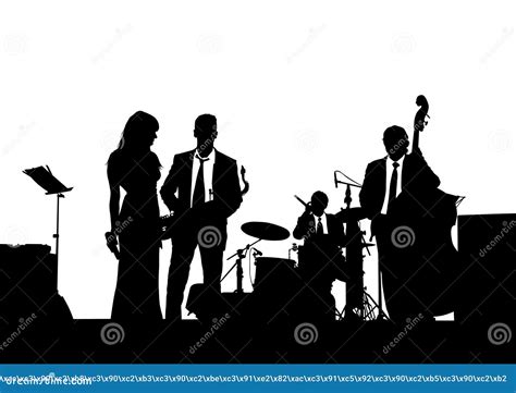 Jazz Band On Stage Stock Photo Image 24451720