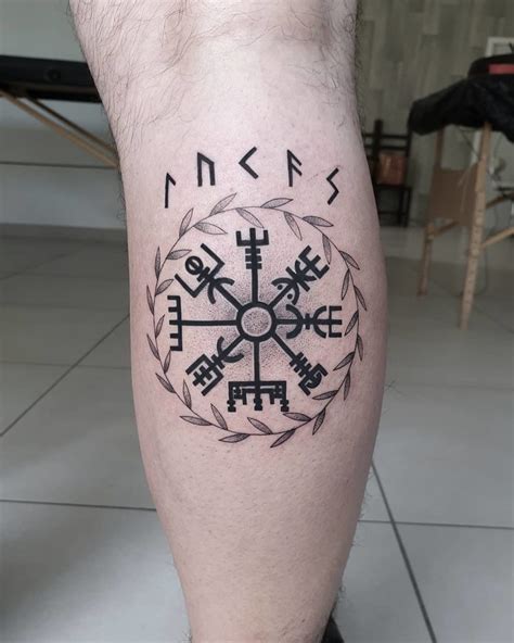 100 Latest Viking Compass Tattoos For 2024