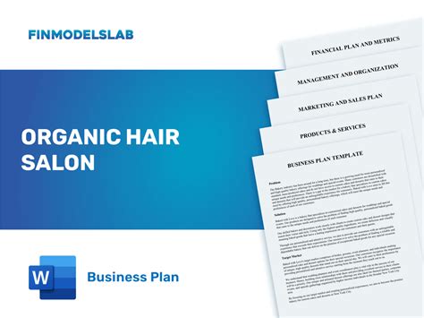 Create A Stunning Organic Hair Salon Business Plan Template