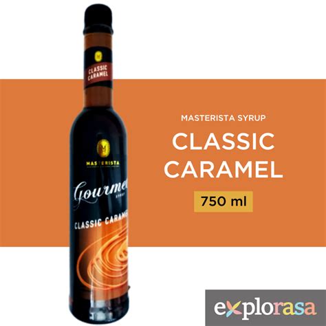 Jual Sirup Syrup Sirop Minuman Masterista Classic Caramel Syrup 750