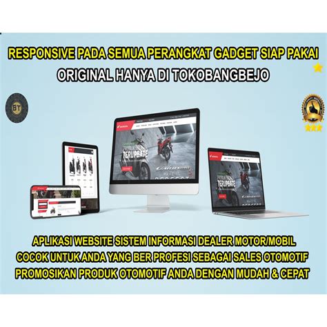 Jual APLIKASI WEB SOURCE CODE DEALER MOTOR MOBIL LENGKAP FULL SUPPORT