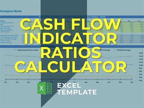 Cash Flow Indicator Ratios Excel Template Calculator