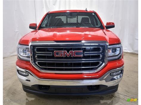 2018 Cardinal Red GMC Sierra 1500 SLE Double Cab 4WD 141006764 Photo