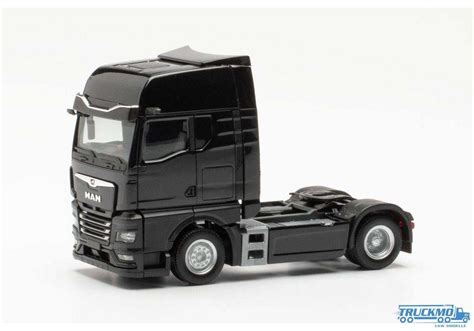 Herpa MAN TGX GX Zugmaschine Schwarz 315876 002 TRUCKMO Lkw