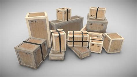 Wooden Crate 3d Models Sketchfab