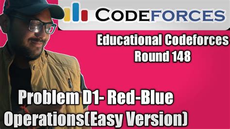 Educational Codeforces Round Problem D Red Blue Operations Easy