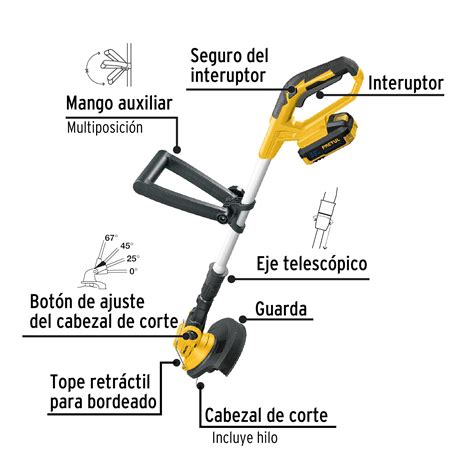 Ficha Tecnica Desbrozadora Inal Mbrica V Bater A Ah Carg Pretul