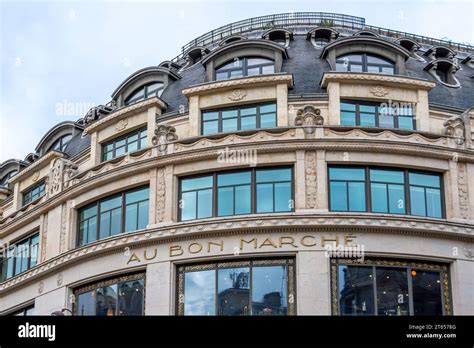 Facade Of Le Bon Marché Le Bon Marché Formerly Called Au Bon Marché