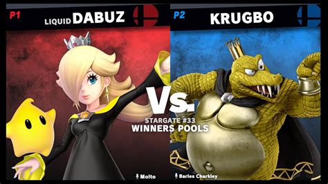 Dabuz Rosalina Luma Pit Vs Krugbo King K Rool Winners Pools