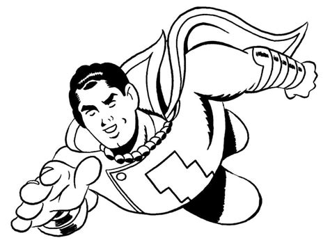 Desenhos De DC Shazam 3 Para Colorir E Imprimir ColorirOnline