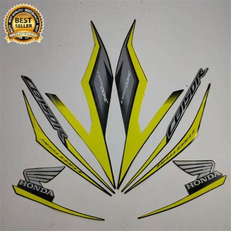 Jual Striping Honda Cb R Cb R Hitam Kuning List Body Standar