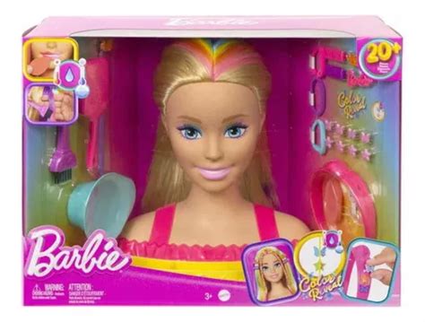 Barbie Cabeza Para Peinar Y Maquillar Original Env O Gratis Meses Sin