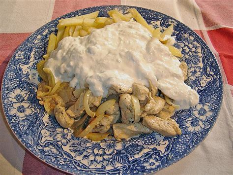 Pfannen Gyros Mit Tzatziki Chefkoch