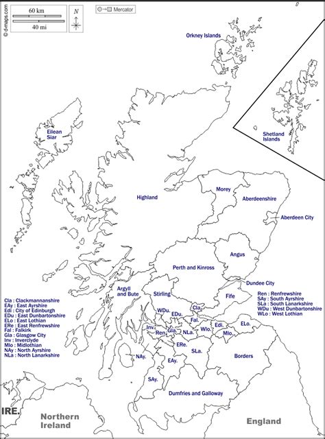 Scotland Free Map Free Blank Map Free Outline Map Free Base Map