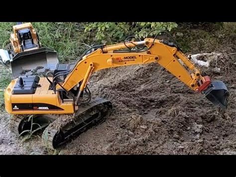 Rc Construction Mining With Wltoys Excavator Youtube