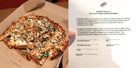 Viral Tiktok Shows Dominos Unpaid Lunch Policy Sparking Debate