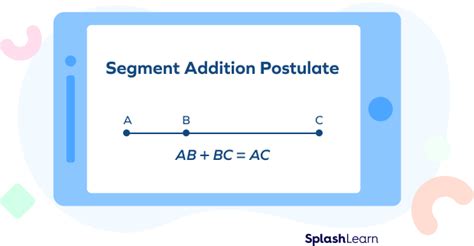 Segment Addition Postulate Definition Formula Examples