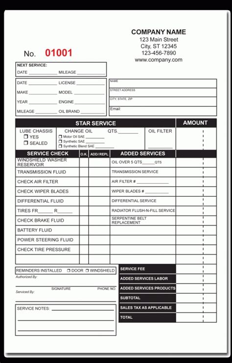 Locksmith Invoice Template Free Invoice Example