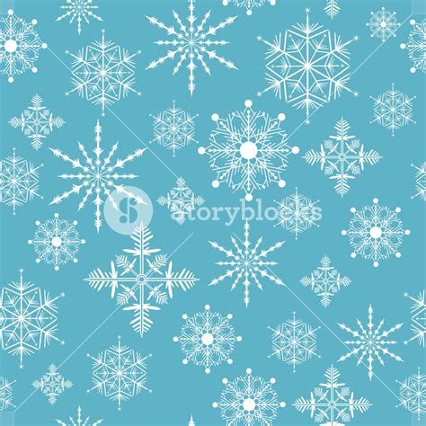 Seamless Vector Snow Flakes Royalty Free Stock Image Storyblocks