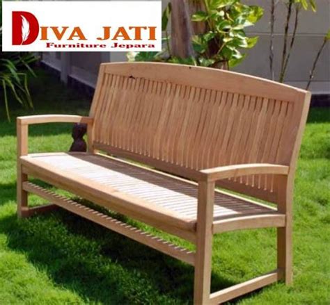 Jual Bangku Kayu Panjang Jati Murah