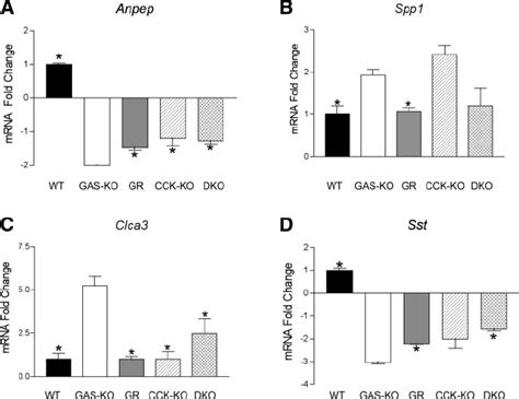 Gastrin regulation of genes expressed in cells without gastrin ...