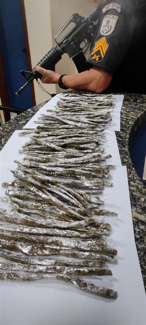 Pm Apreende Tiras De Maconha Durante A O Em Santo Ant Nio De P Dua