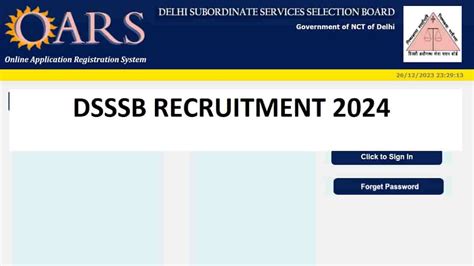 Dsssb Recruitment Notification Out Apply For Teacher Ldc