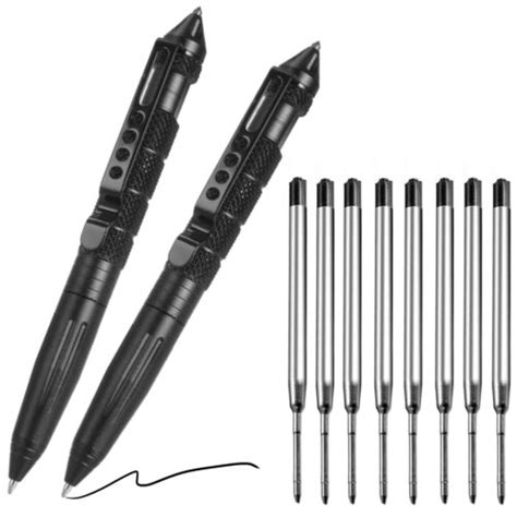 Yunlovxee Tungsten Steel Military Tactical Pen Pack Emergency Self