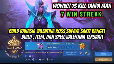 13 Kill Tanpa Mati 7 WS Build Emblem Rahasia Valentina Tersakit