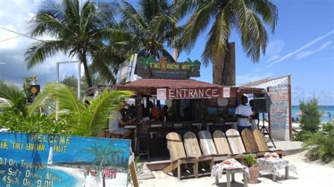 Tiki Bikini Hut At Nassau’s Junkanoo Beach Is Known For Its Fun Atmosphere Drinks And Service