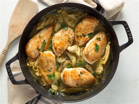 Chicken Piccata With Artichokes