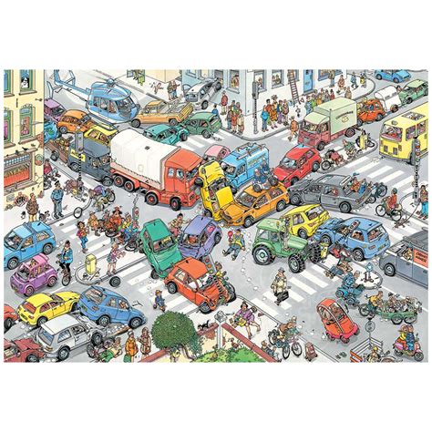 Jumbo Jan Van Haasteren Traffic Chaos Puzzle 3000pcs Puzzles Canada