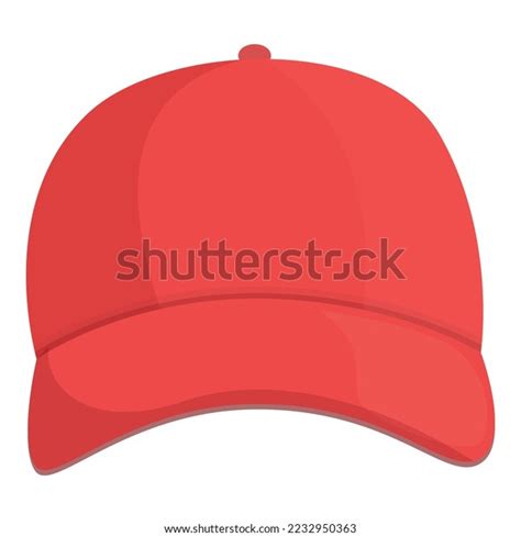 Red Cap Icon Cartoon Vector Baseball Stock Vector Royalty Free