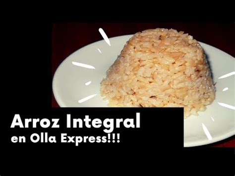 Descubre el tiempode cocción perfecto del arroz integral en olla