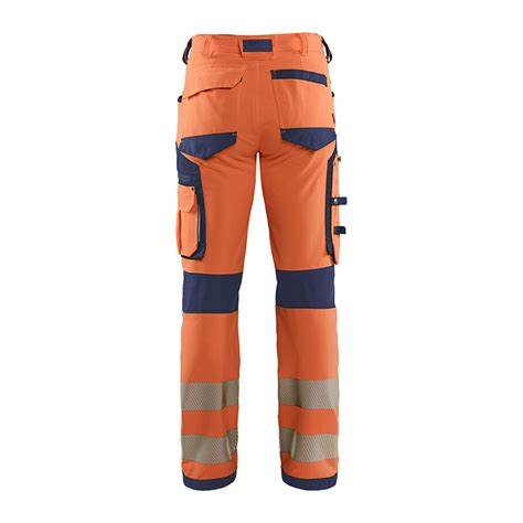 Bl Kl Der Werkbroek Met Weg Stretch High Vis Aworkx