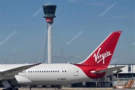 Londres Inglaterra Abril De 2022 Virgin Atlantic Airways Boeing Jet