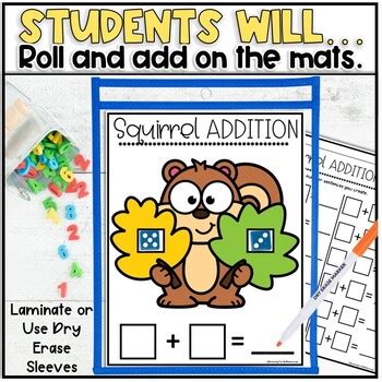 Dice Games Addition Practice No Prep Kindergarten Math | TPT