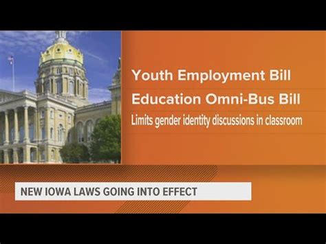 New Iowa Laws Going Into Effect July 1 YouTube