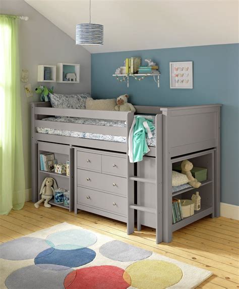 Buy Habitat Brooklyn Ultimate Mid Sleeper Grey Kids Beds Argos